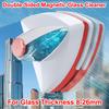 Magnetic Window Cleaner Brush Double-Side Automatic Water Discharge Wiper Glass Window Brush High Rise Outside Window Cleaner