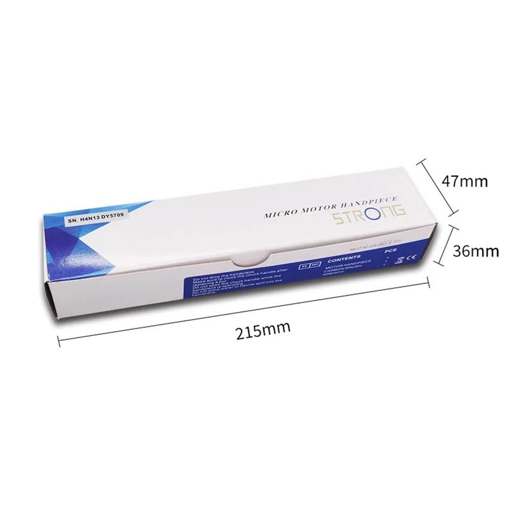 Strong 120II Micromotor Handpiece For Strong 207 210 Control Box Electric Nail Drill Polish Manicure Kit Nail Art Equipment