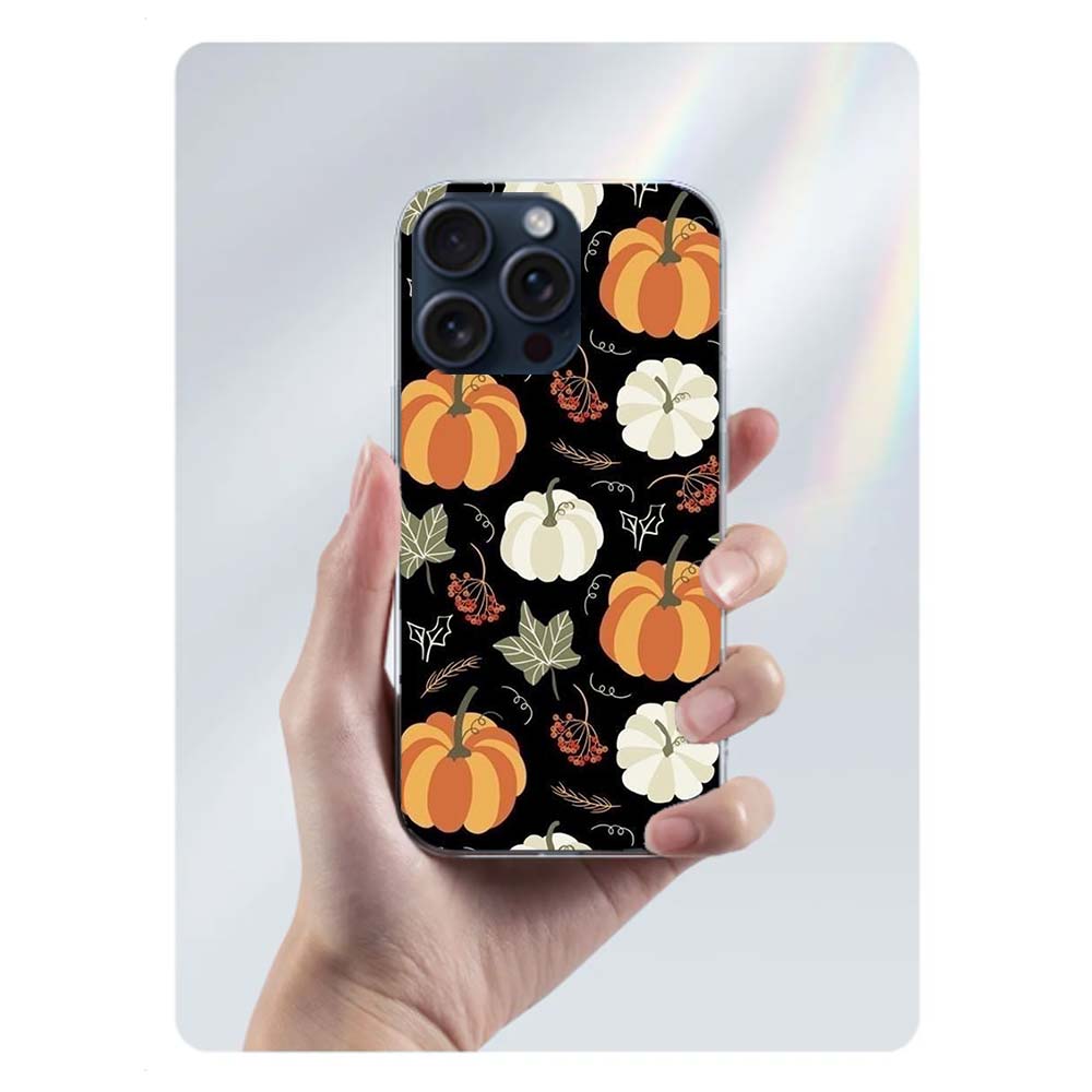 Pumpkin Happy Fall Capa Phone Case For Iphone 17 Air 16 Pro Max 15 12 Pro 14 Plus 17E 16E 11 13 Mini Cover Cases Fundas Cell Cle