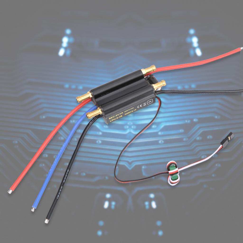30A RC Boat Waterproof Brushless ESC Electric Speed Controller Accessory for RC Boat