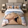 3Pcs Bed Set,Ariana Grande 1 Duvet Cover and 2 Pillowcases, Printed Bedding Decor For Guest Room