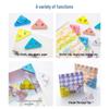 Multi-color Triangle Corner Clips - Versatile Book and Document Holders for Students