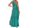 Damen Sommer Langes Kleid Big Swing Strandkleid