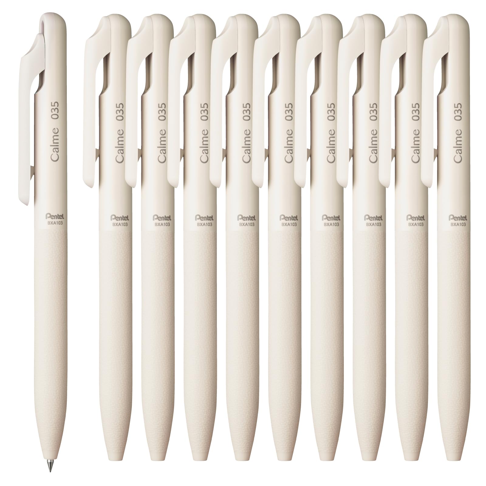 

Шариковая ручка Pentel Calme Beige 10 шт. 0,35 мм BXA103H-A(10)