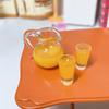 Resin Orange Juice Doll Accessories Drinks Jug Cup Miniature Accessories  Coffee