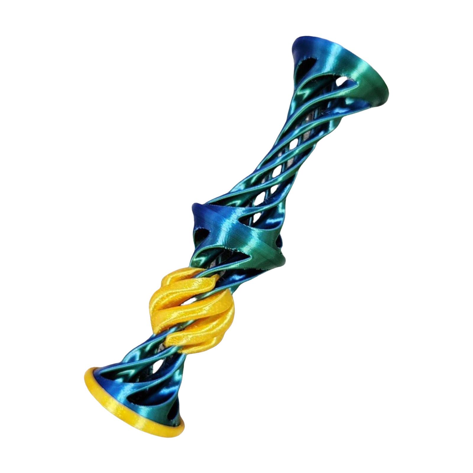 

3D Печать Спиральная Игрушка для Снятия Стресса Эластичный Выскакивающий Дизайн Для Офиса Взрослых и Школьников Веселый Развлекательный Подарок бежевый