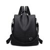 Zaino retrò in morbida pelle, tendenza primavera ed estate per donna, in pelle PU, resistente all'usura e antifurto
