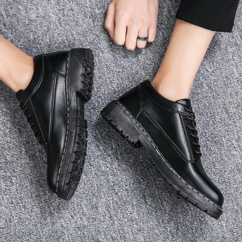 Men Leather Shoes Man Classic Business Dress Shoes Men Casual Sneaker Work Social Boots Formal Loafers Zapatos De Vestir Hombre