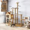 Jingzhou Cat Tree Condo with Scratch Board & Space Capsule