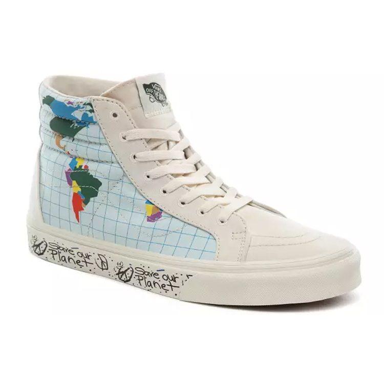 Sk8 Save Our Planet X Vans-Hi Reissue 'White Multi' VN0A4BV8T2V