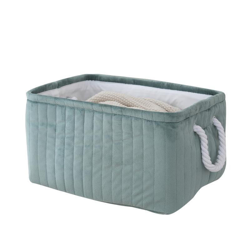 Faltbarer Aufbewahrungskorb Leinen Aufbewahrung Stoff Kleiderschrank Büro Schlafzimmer Schrank Kinder Spielzeug Wäschekorb Kleinteile Aufbewahrungsbox