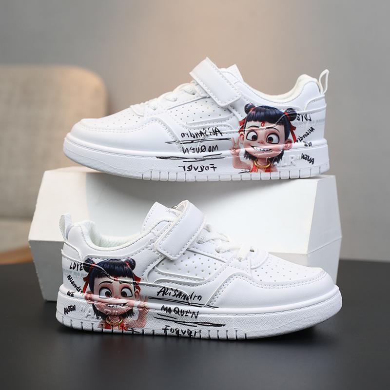 Children Sneaker Boys Casual Shoes Flat Student Walking Shoes Non-slip Girl Lightweight Sports Tennis Footwear
