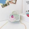 Charming Children's Mini Bag With Soft Polyester Material And Lovely Pearl Accents