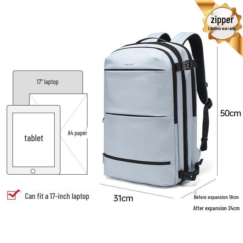 Tigernu Men s Multi-Functional Waterproof School & Travel Backpack 17 inch