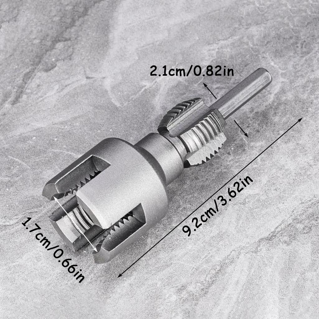 1/2inch 3/4inch Points Pvc Pipe Threader Kit Internal/External Thread  Opener Applicable to PVC pipes, PPR water pipes