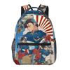 Street Fighter Chun-Li Style Backpacks Boys Girls Bookbag Children School Bags Cartoon Rucksack Shoulder Bag Large Capacity