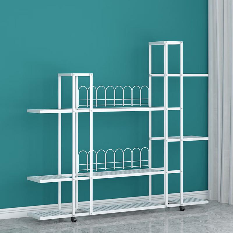 Multi-tier Floor Plant Stand for Balcony and Living Room