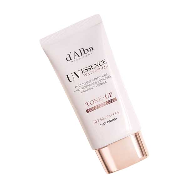 

d Alba Vegan Waterfull Pink Tone-Up Sunscreen SPF50+ PA++++ Brightening UV Protection 50ml