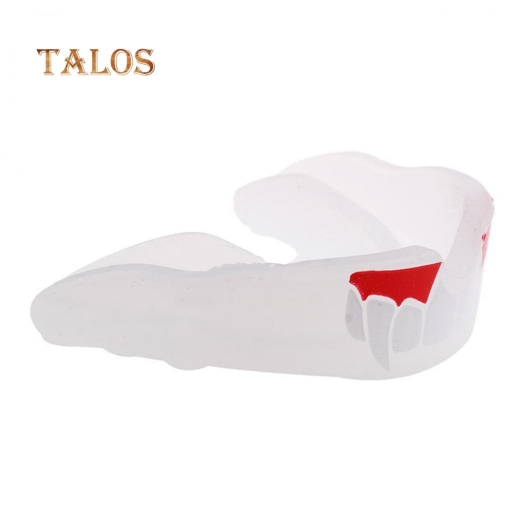 

Клык Капа Десна Щит Муай Тай Бокс Футбол Баскетбол Защита зубов Спорт Досуг белый