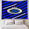 FC Brugge Crest Printed Tapestry, for Bedroom,Livingroom, dormitory, Large Wall Decor, Fabric Decor Fan Birthday Gifts
