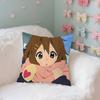 Cute Yyui Hirasawa Kawaii Case Plush Fabric Soft Pillowcase Double Sided Print Cushion Cover Household Gifts