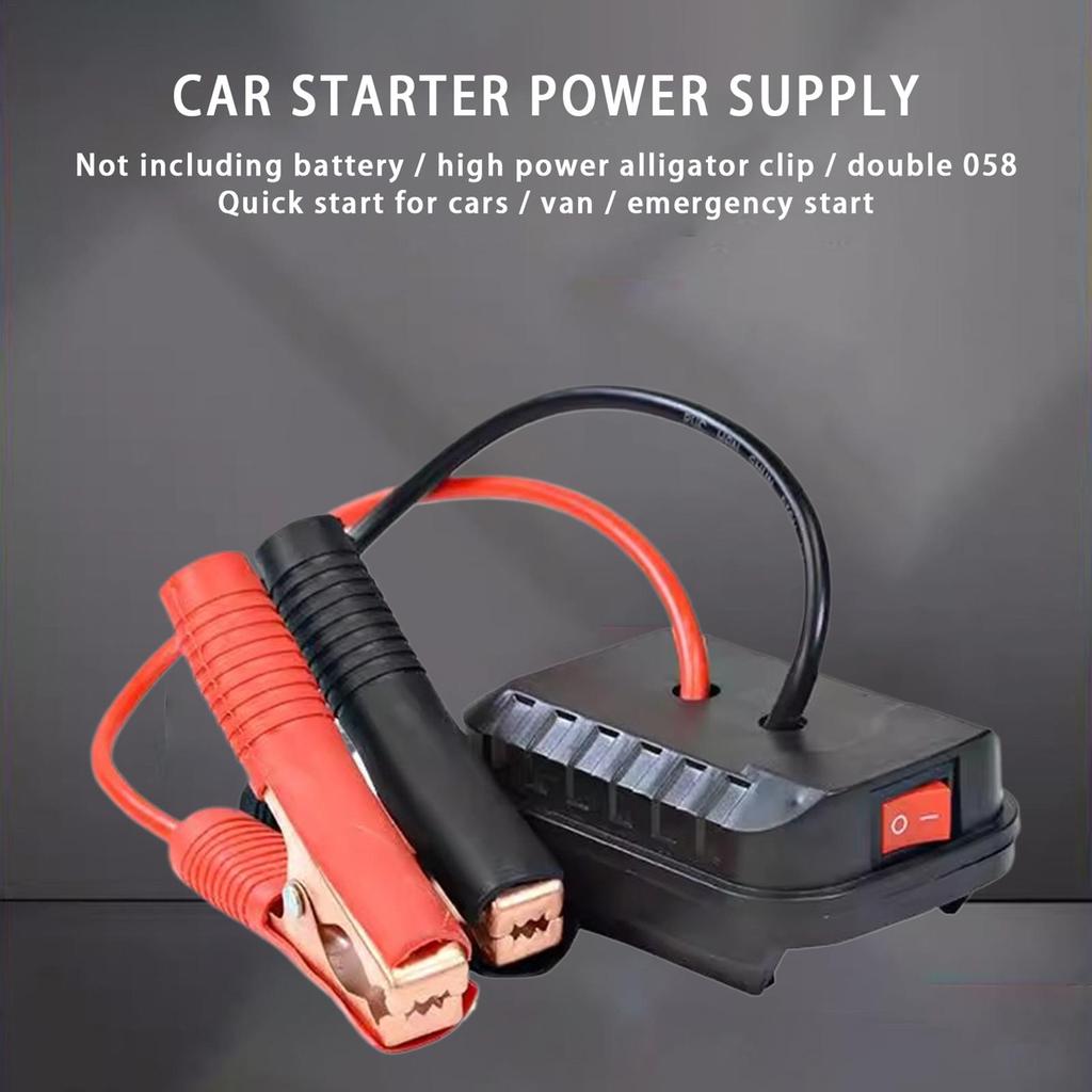 18-21V Car Jump Starter Safe Portable Battery Booster for RV Camping, Auto Emergency Power Inverter, Outdoor Vehicle Rescue Tool