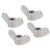 10Pcs M8 Wing Nut Butterfly Nuts 304 Stainless Steel Fastener Hardware Accessory