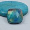 Lab-Created Opal Loose Gemstone 14.9 Ct Square Cushion Multi-Color October Birthday Birthstone