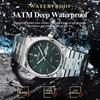 POEDAGAR Luxury Business Men's Quartz Watches Date Week Man Stainless Steel Watch Waterproof Luminous Fashion Wristwatch+Box