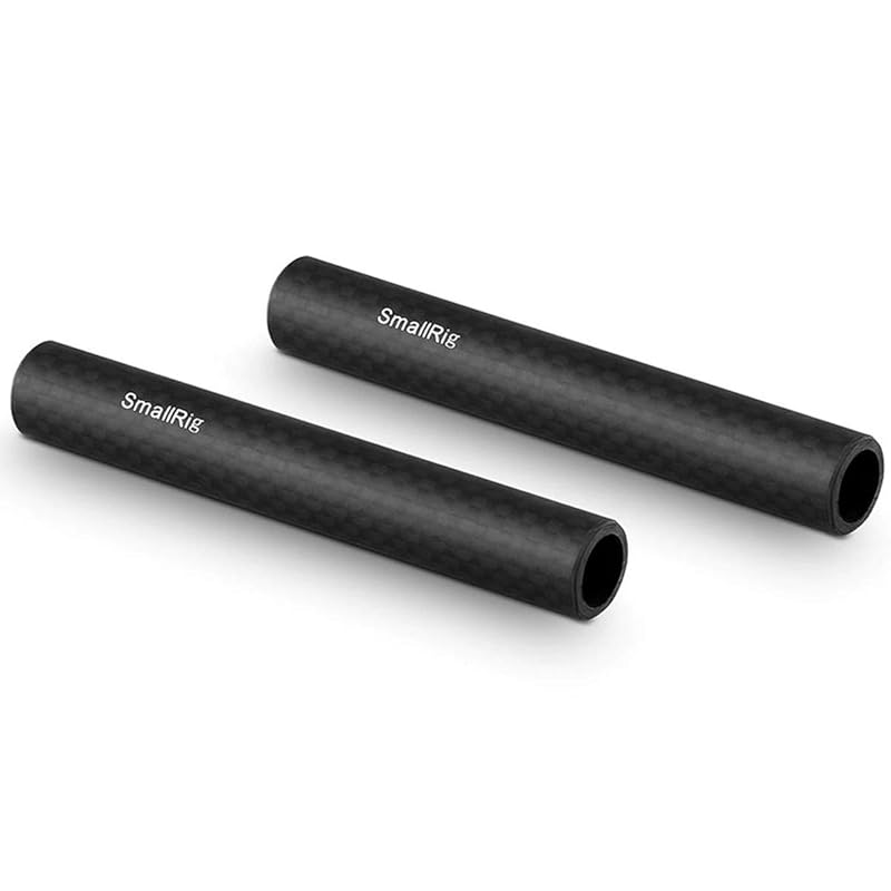 

SMALLRIG 15mm carbon rod-10cm 4 inches (2 pieces) lightweight 15mm without thread Support rig set Compatible DSLR equipment DSLR Rigs DSLR Rig-1871