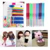 1Set Multicolor Crochet Hooks Knitting Needles Stitches Weave Craft Set Tools with Box