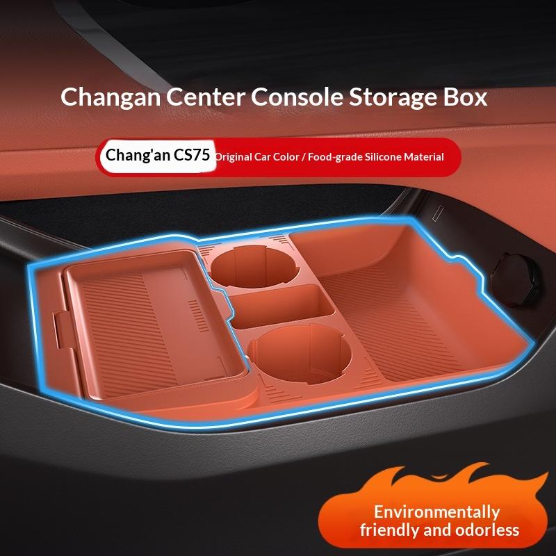 Suitable for Changan Cs75 Plus (2026 Model, 4th Generation) Center Console Under-storage Box - Organizer, Decorative Storage Box