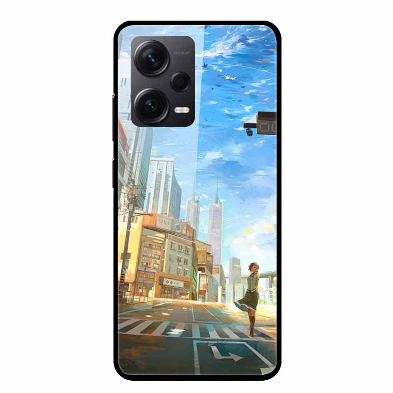 Tempered Glass Cases For Redmi Note 12 Pro Plus 5G Covers Note12 Hard Back Covers for Xiaomi Redmi Note 12 Pro Capas Protective