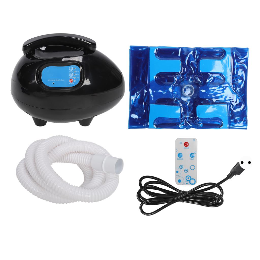 Electric Bathtub Bubble Massage Mat Full Body Massage 3 Gears Bubbling Bath Thermal Machine with 3