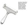 Cheese Slicer Multifunctional Adjustable Thickness Non-stick Ergonomic Handle Easy Clean Slicing Tool Food Grade Butter Cutter Cooking