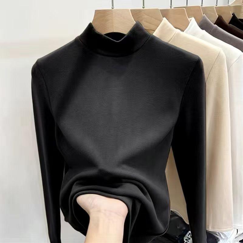 

Зимний бархатный базовый слой с высоким воротом - Стильный топ с длинным рукавом 3XL for 72.5-82.5 kg