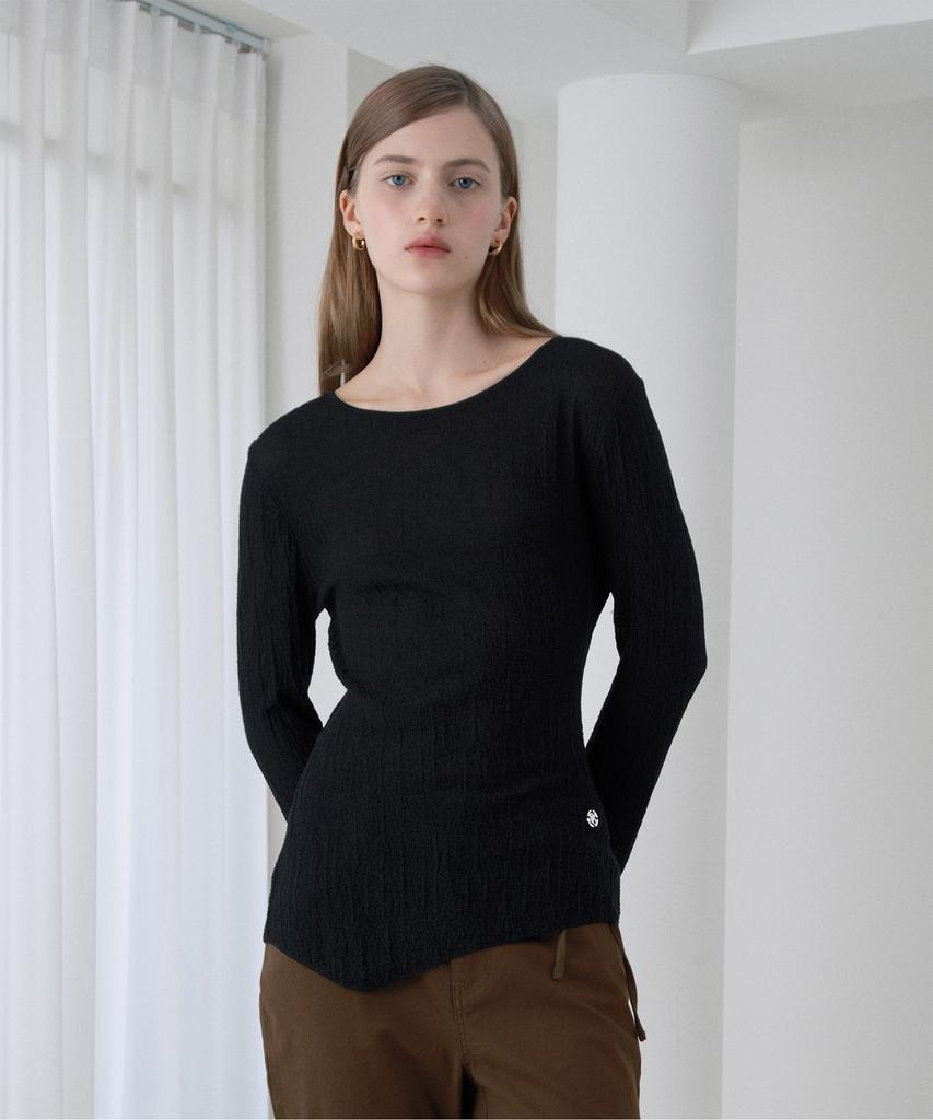 JUCYJUDY Boat Neck Knit Pullover Jzkt021D