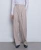 THE-ABON M56 Over Bon Setup Wide Slacks Black