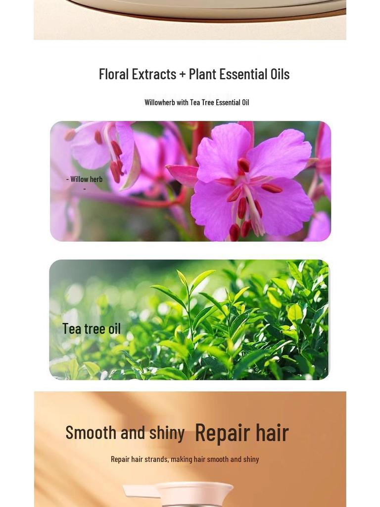 Three Lives Flower Essential Oil Shampoo & Body Wash: Anti-Dandruff, Anti-Itch Conditioner for Women, Softening Fragrance