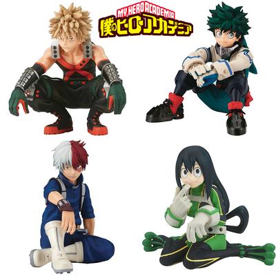 My Hero Academia Anime Figure Midoriya Izuku Bakugou Katsuki Todoroki Shoto Asui Tsuyu PVC Action Anime Character Model Toy Present