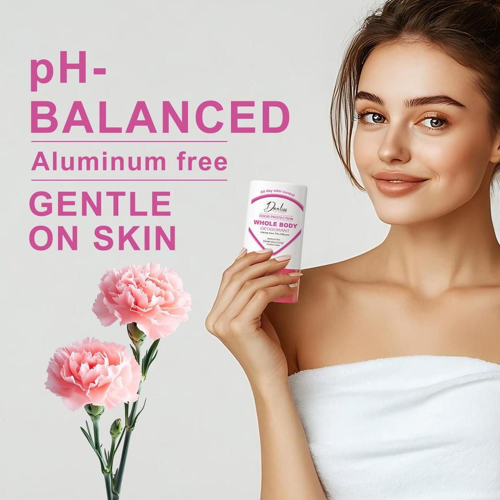 Whole Body Deodorant-Moisturizer The Skin, Balancing Minerals With Elegant Pear & Carnation-24HR Fresh Armor, 20g