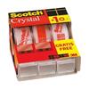 SCOTCH - Pack of 3 Dispensers with Caddy Crystal Tape - 2 + 1 Free