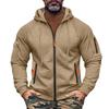 Herren Sweatshirt Hoodie Reißverschluss Armtasche Strickjacke Herren Sport Große Größe Casual Hoodie