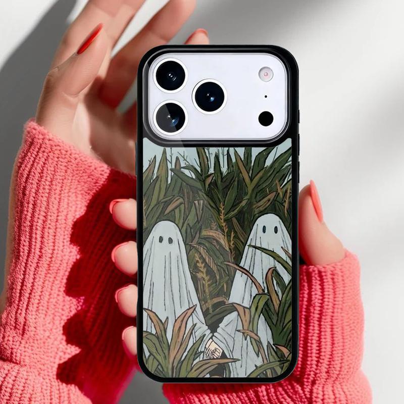 Vintage Halloween Phone Case for iPhone 17 Air 16e 15 14 13 Pro Max Back Cover for 12 11 Pro Coque