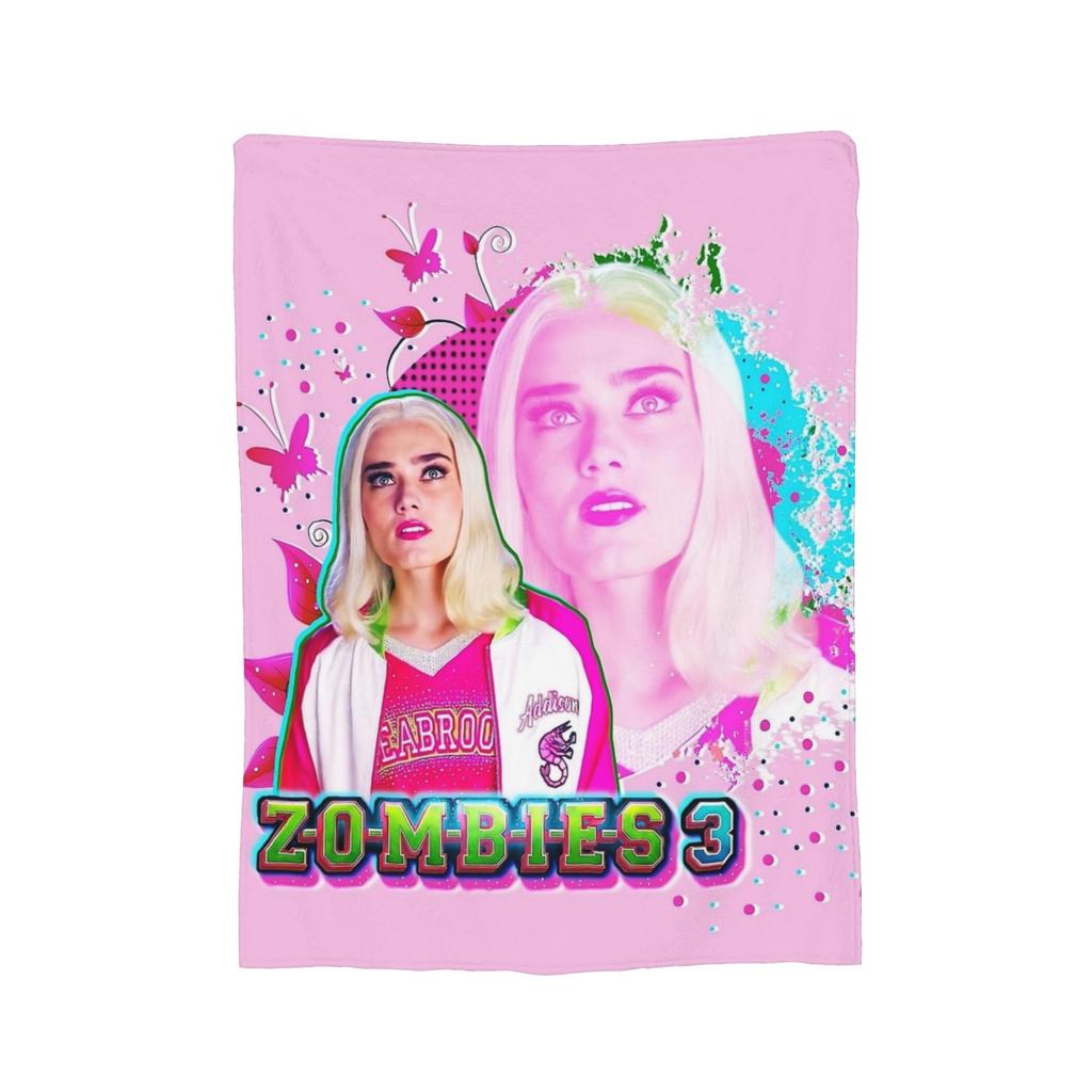 Zombies 4 Vintage Malachi Barton Blanket Flannel Lightweight Throw Blanket for Bedding Couch Bed Rug