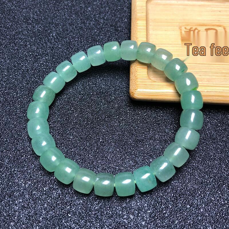 Green Agate Old Style Spacer Beads - Star Moon Bodhi Buddhist Beads for DIY Bracelets