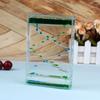 Colorful Dynamic Slime Flow Timer Square Two-color Sandglass Timer Water Drop Timer  Home Decor