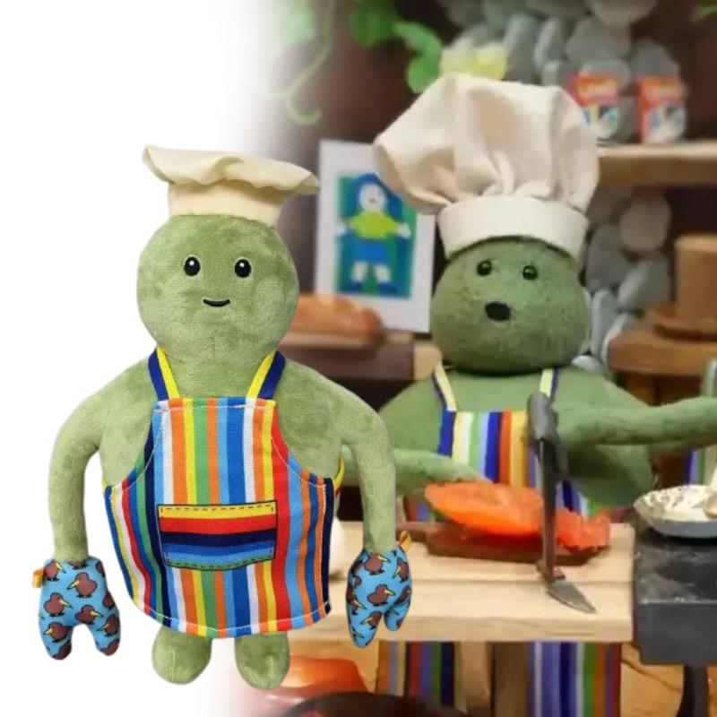 Tiny The Chef Show Plush Toy Cartoon Character Stuffed Doll Decoration Gift