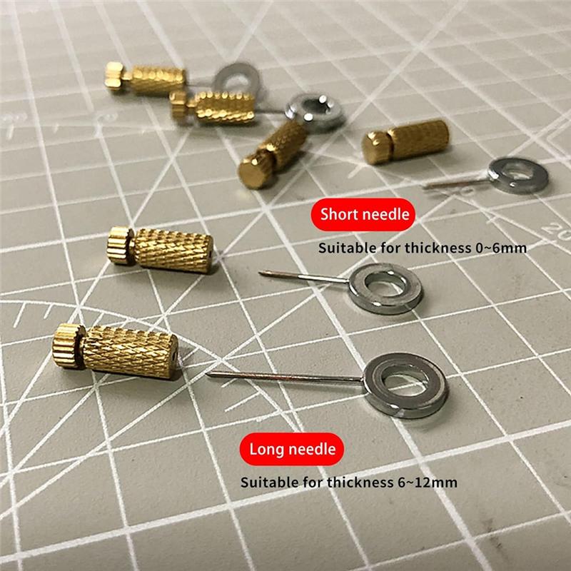 AEE2-24PCS Leather Suture Positioning Needle, Handmade DIY Leather Positioning Pins Leather Located Needles Tools