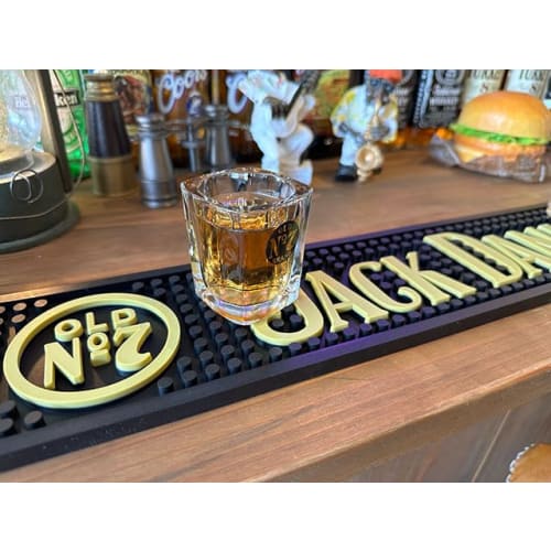American Whiskey Jack Daniel's (OLD NO. 7) Bar Mat/Glass Mat, Imported from the USA, Bar Supplies, Pub, Bar, Whiskey, Tennessee, Bourbon